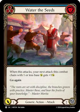 Water the Seeds (Blue) (MST214) Rainbow Foil - Part the Mistveil