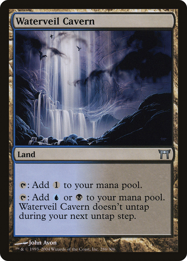 Waterveil Cavern (286) - Champions of Kamigawa