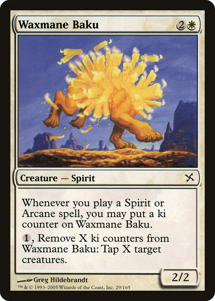 Waxmane Baku (029) Foil - Betrayers of Kamigawa