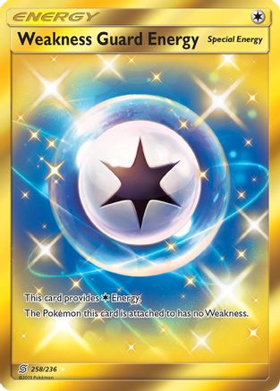 Weakness Guard Energy (Gold) (258) Holofoil - Unified Minds