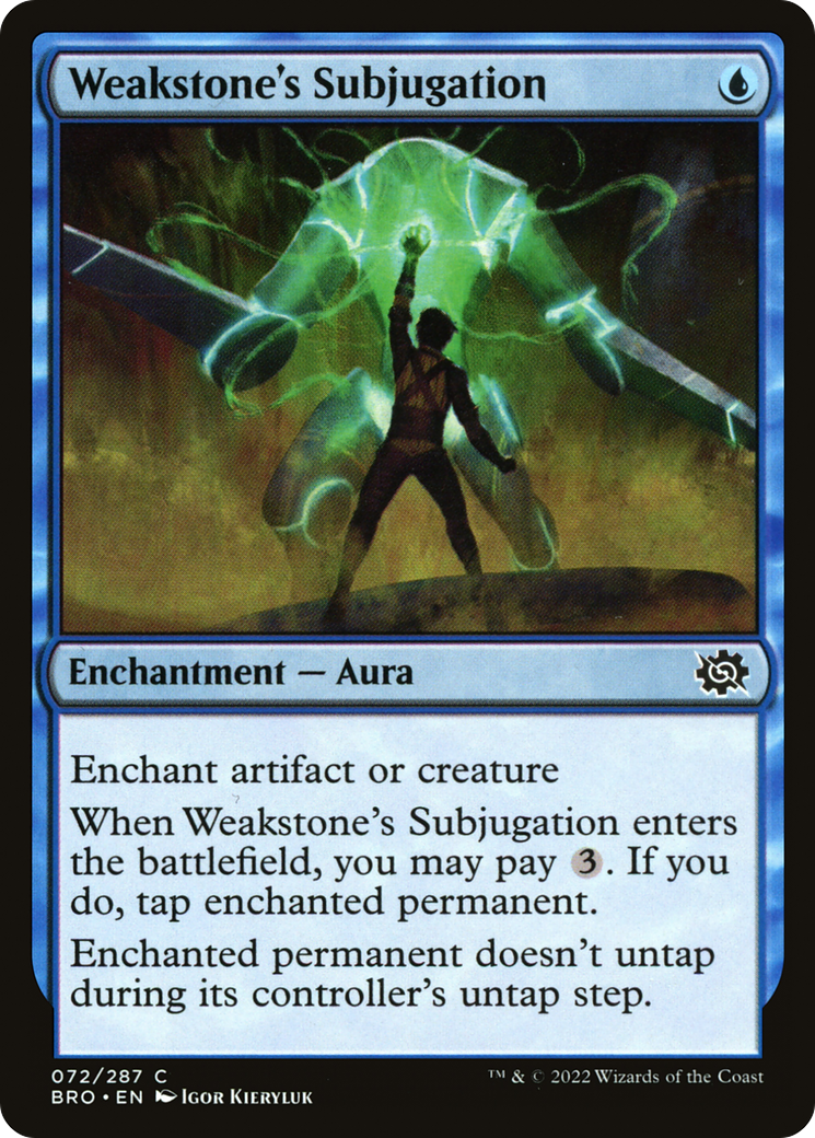 Weakstone's Subjugation (072) - The Brothers' War Foil