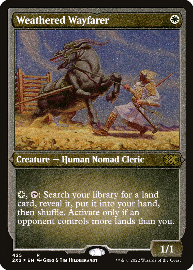 Weathered Wayfarer (425) Etched Foil - Double Masters 2022