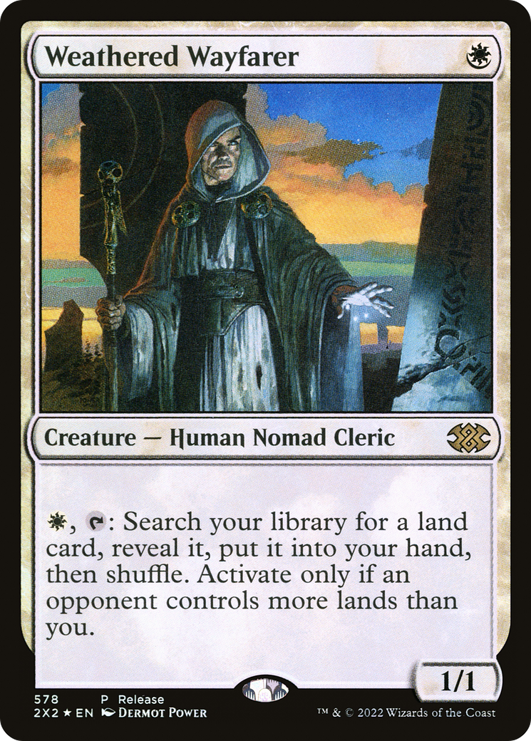 Weathered Wayfarer (Release Promo) (578) Foil - Double Masters 2022