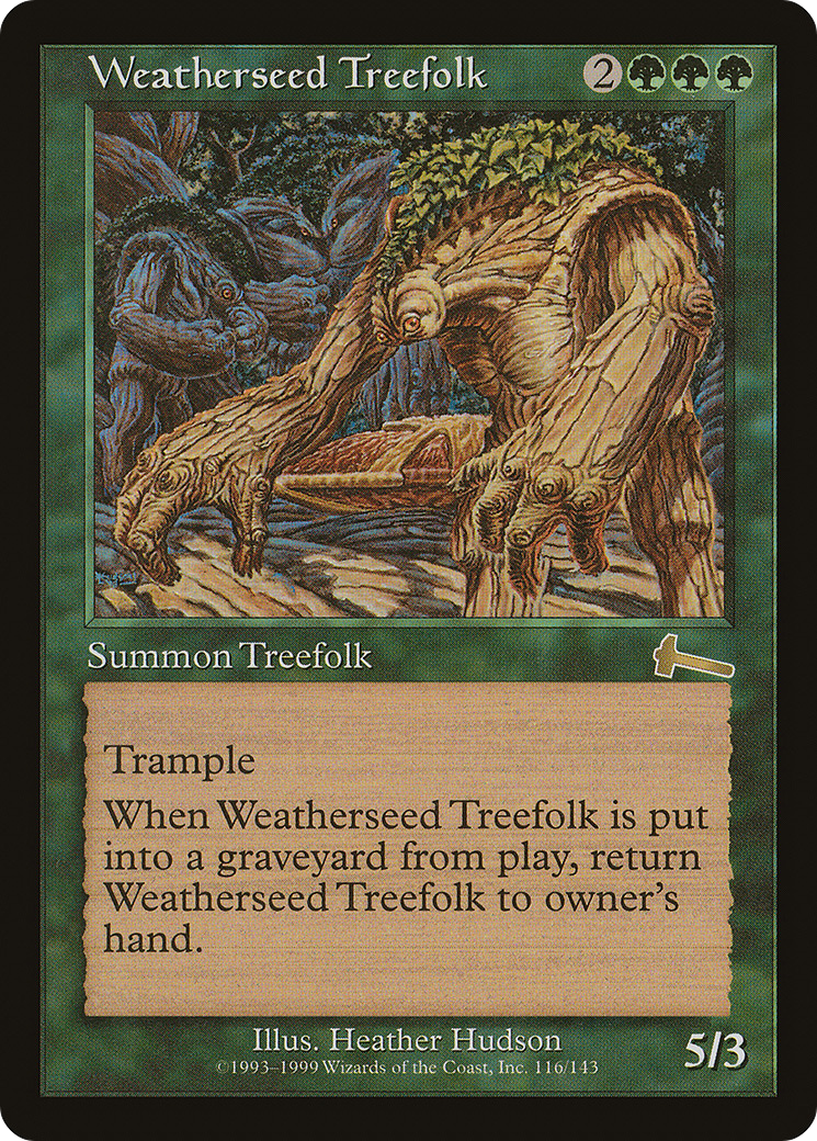 Weatherseed Treefolk (116) - Urza's Legacy