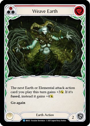 Weave Earth (Red) (BRI021) - Blitz Deck: Tales of Aria - Briar