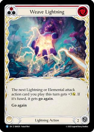 Weave Lightning (Red) (SBA029) - Silver Age