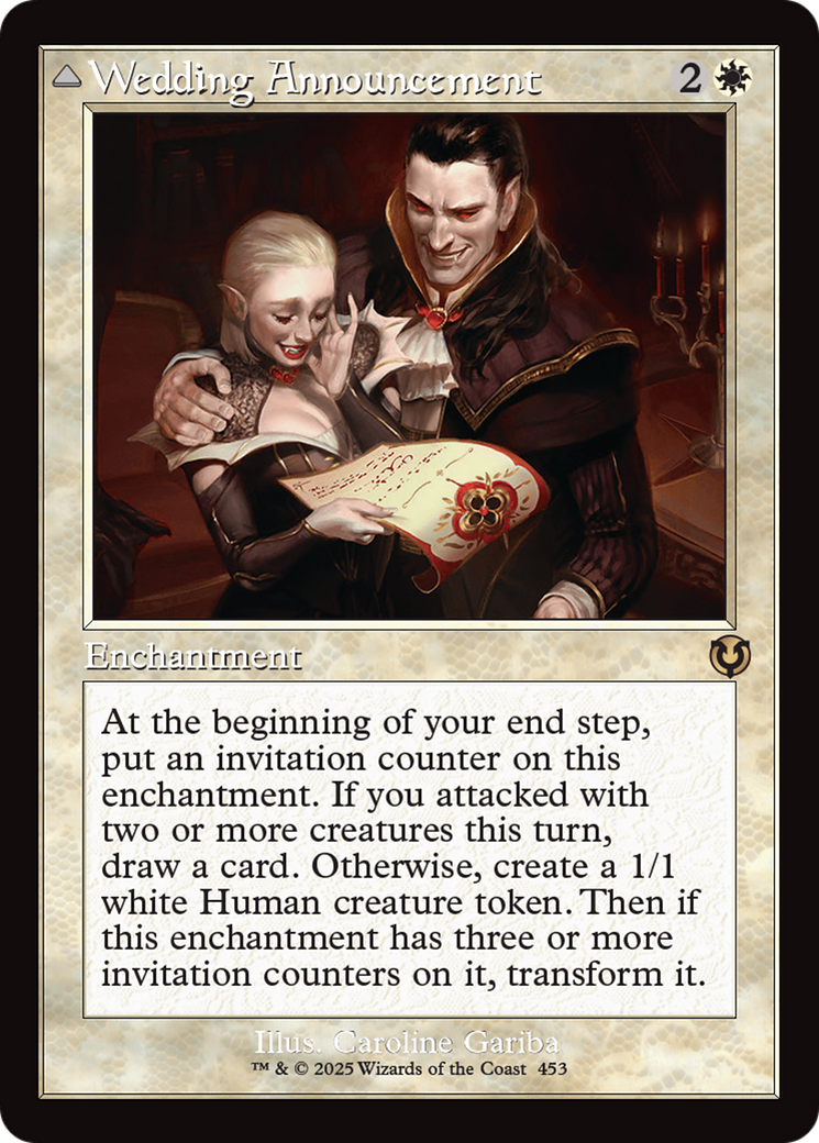 Wedding Announcement // Wedding Festivity (Retro) (453) Foil - Innistrad Remastered