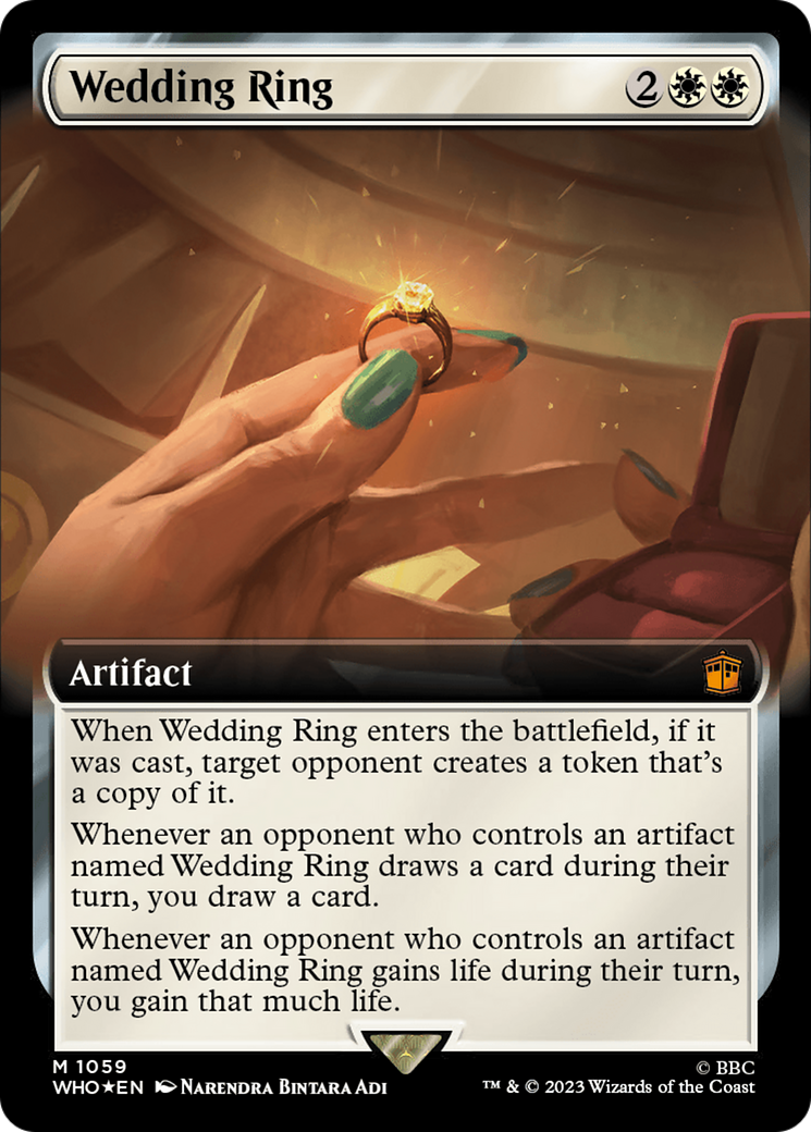 Wedding Ring (Extended Art) (1059) Surge Foil - Doctor Who