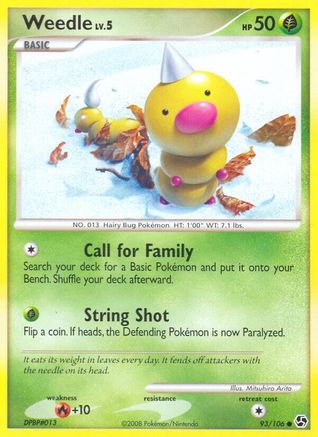 Weedle (93) - Great Encounters