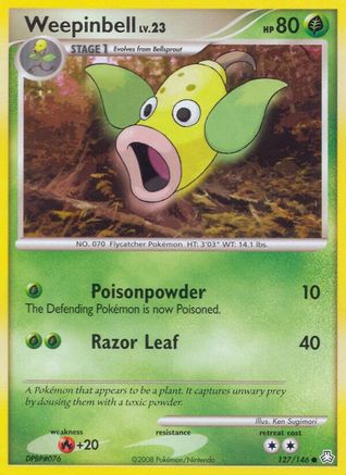 Weepinbell (127) Reverse Holofoil - Legends Awakened