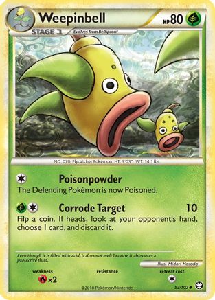 Weepinbell (53) Reverse Holofoil - Triumphant