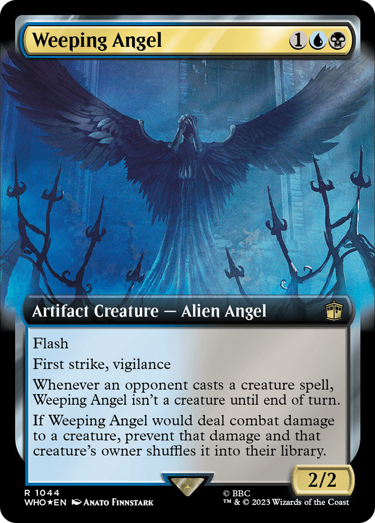 Weeping Angel (Extended Art) (1044) Surge Foil - Doctor Who