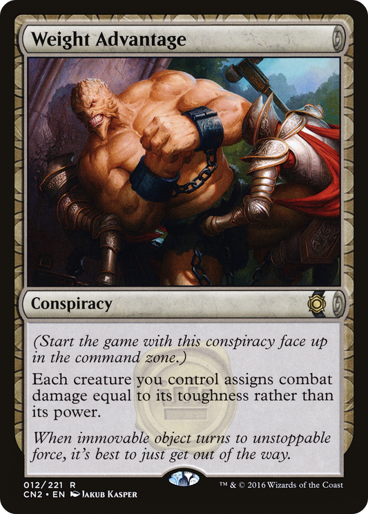 Weight Advantage (012) Foil - Conspiracy: Take the Crown