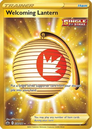 Welcoming Lantern (Gold) (230) Holofoil - Chilling Reign