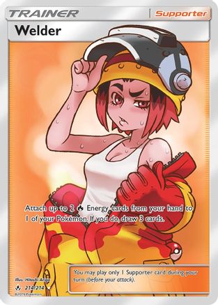 Welder (Full Art) (214) Holofoil - Unbroken Bonds
