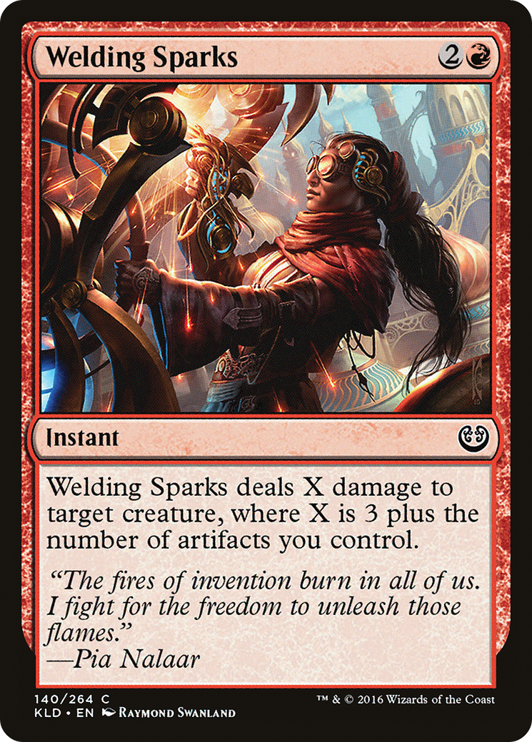 Welding Sparks (140) Foil - Kaladesh