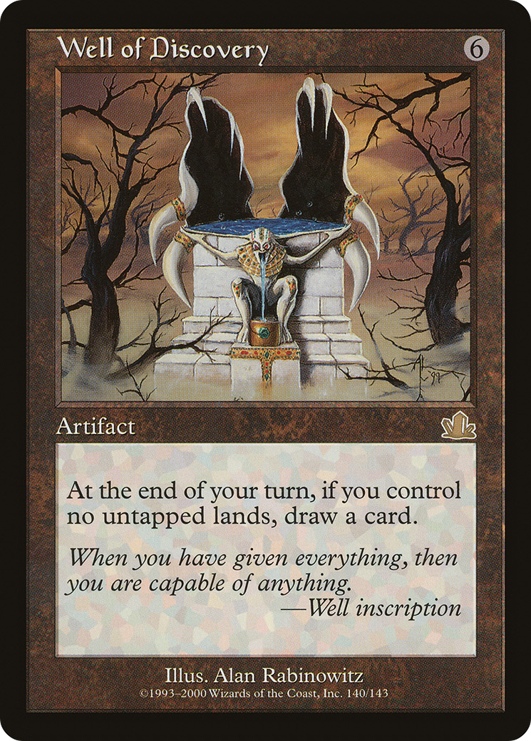Well of Discovery (140) Foil - Prophecy