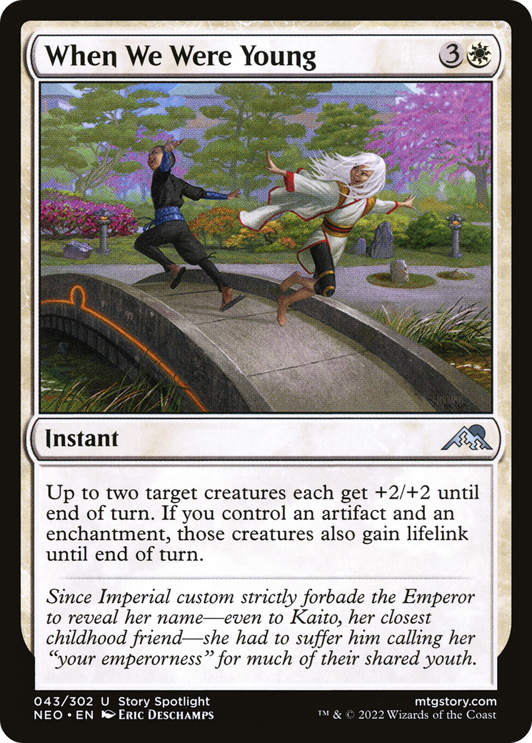When We Were Young (043) - Kamigawa: Neon Dynasty Foil