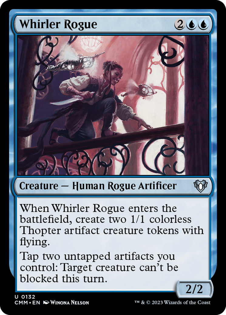 Whirler Rogue (132) Foil - Commander Masters