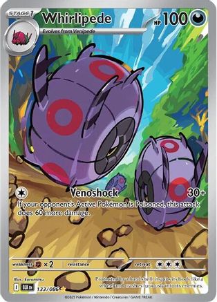 Whirlipede (133) Holofoil - Black Bolt