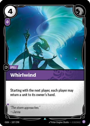 Whirlwind (187) - Origins