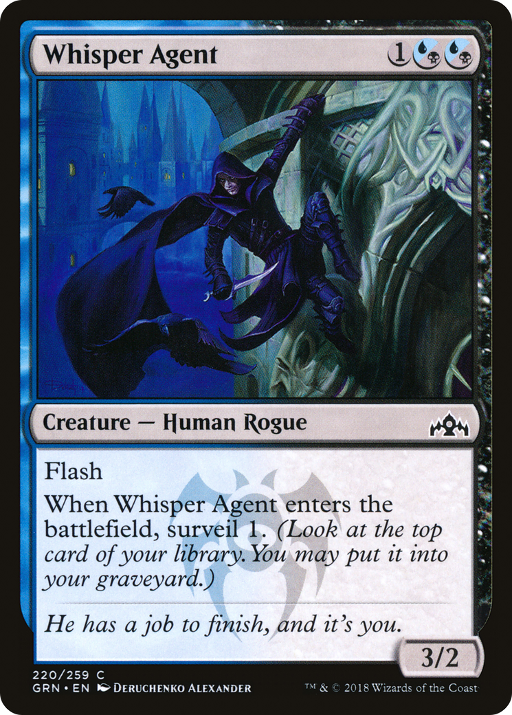 Whisper Agent (220) - Guilds of Ravnica Foil