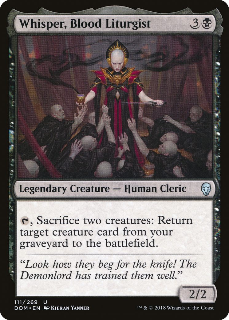 Whisper, Blood Liturgist (111) - Dominaria Foil