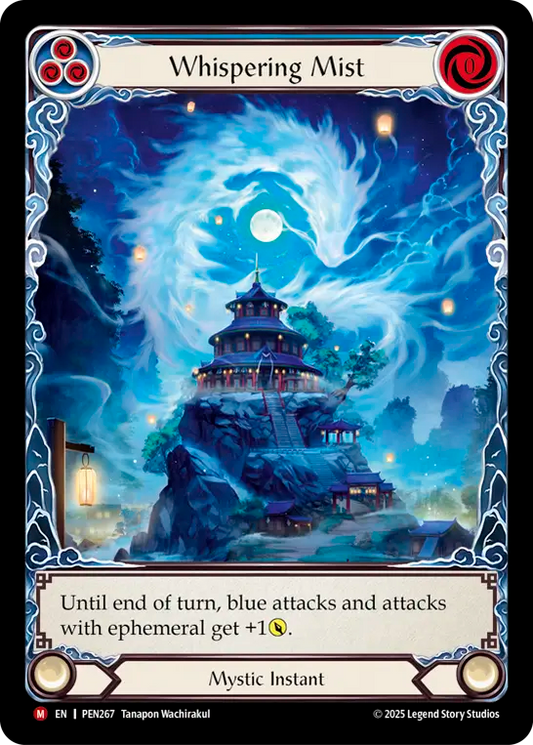 Whispering Mist (Extended Art) (PEN267) Rainbow Foil - Compendium of Rathe