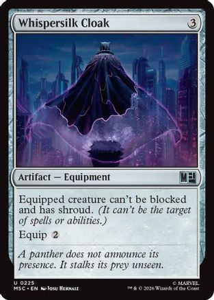 Whispersilk Cloak (225) Surge Foil - Commander: Marvel Super Heroes