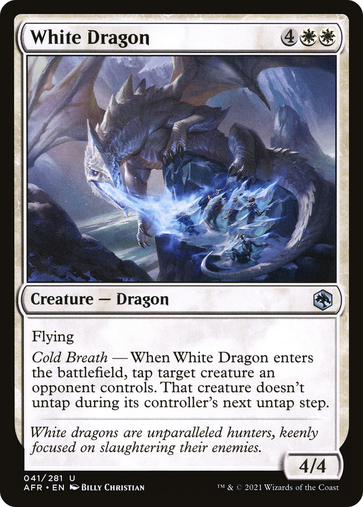 White Dragon (041) - Adventures in the Forgotten Realms Foil