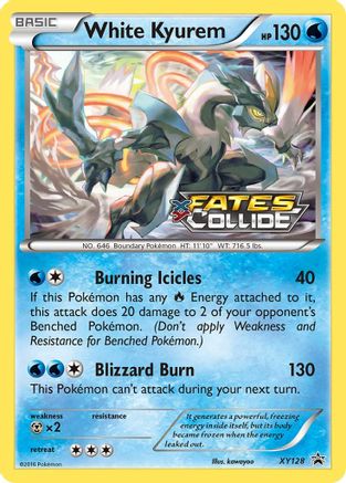 White Kyurem (Prerelease) (XY128) Holofoil - Black Star Promos
