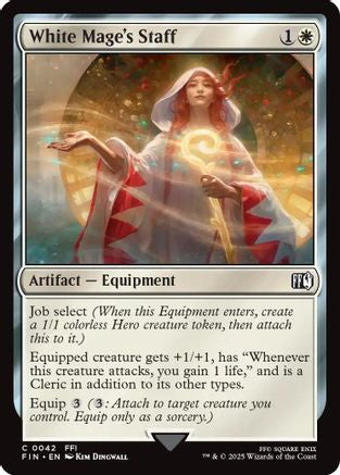White Mage's Staff (042) Foil - FINAL FANTASY