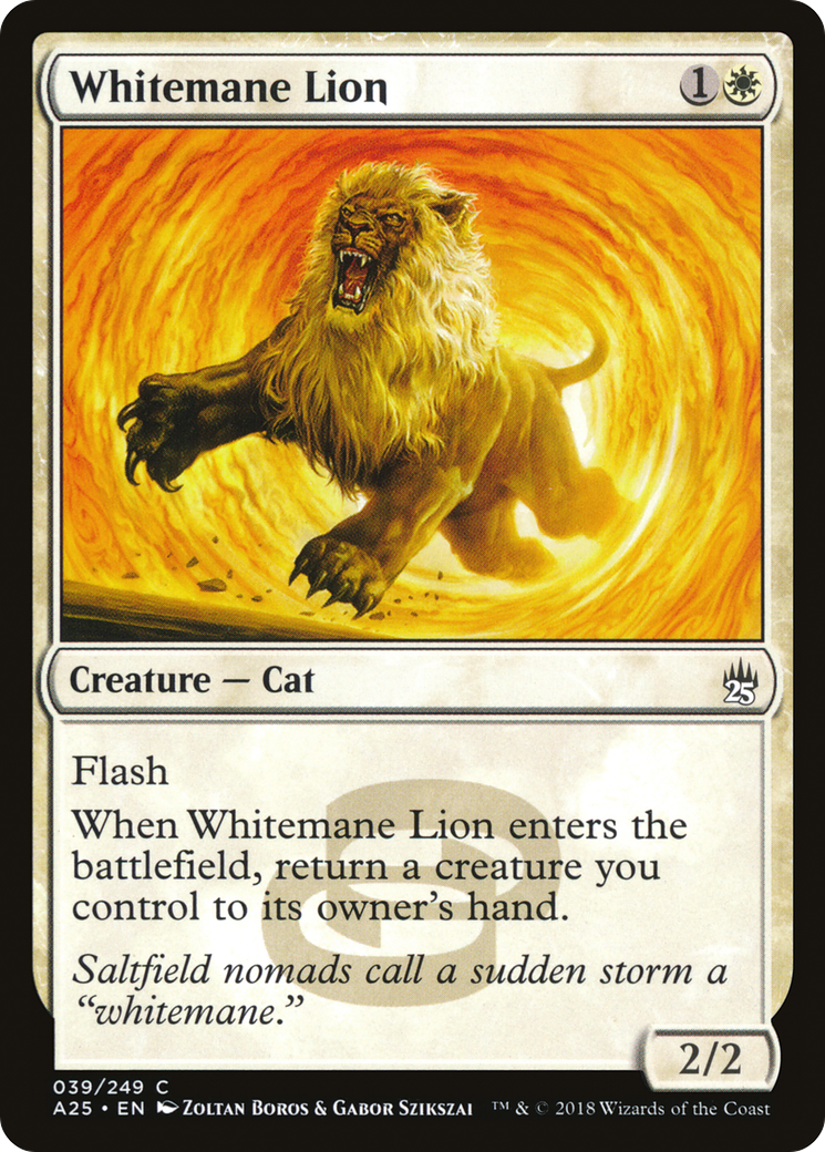 Whitemane Lion (039) Foil - Masters 25