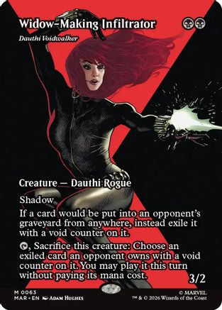 Widow-Making Infiltrator – Dauthi Voidwalker (063) Foil - Marvel Universe