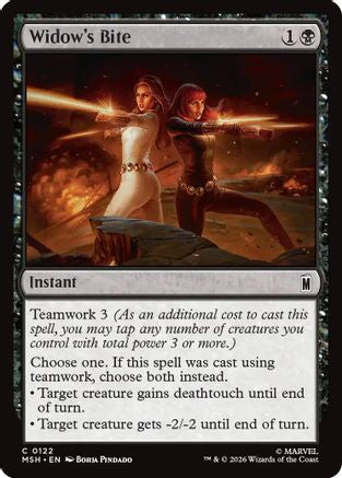 Widow's Bite (122) Foil - Marvel Super Heroes