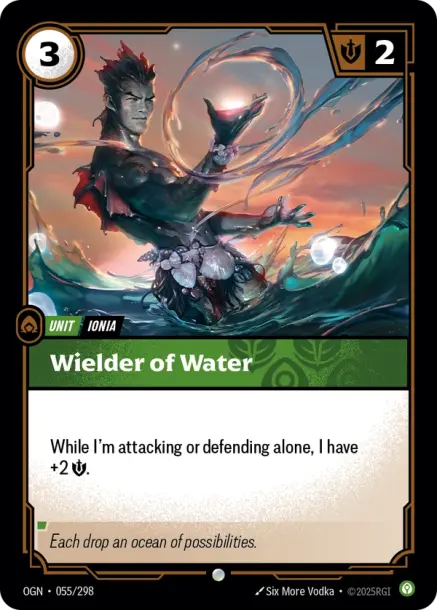 Wielder of Water (055) Foil - Riftbound Promotional Cards