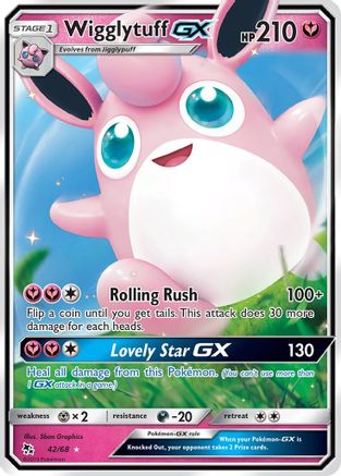 Wigglytuff GX (42) Holofoil - Hidden Fates