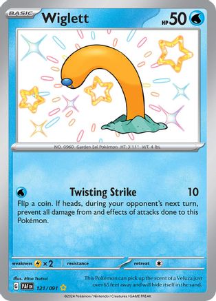 Wiglett (121) Holofoil - Paldean Fates