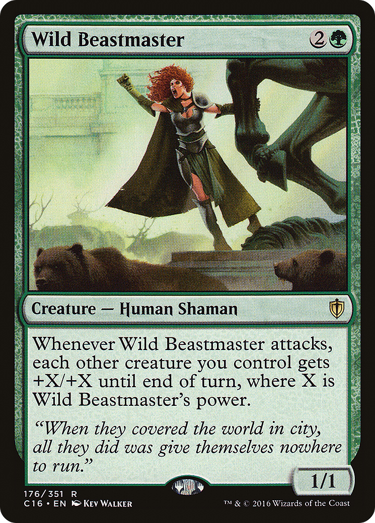 Wild Beastmaster (176) - Commander 2016