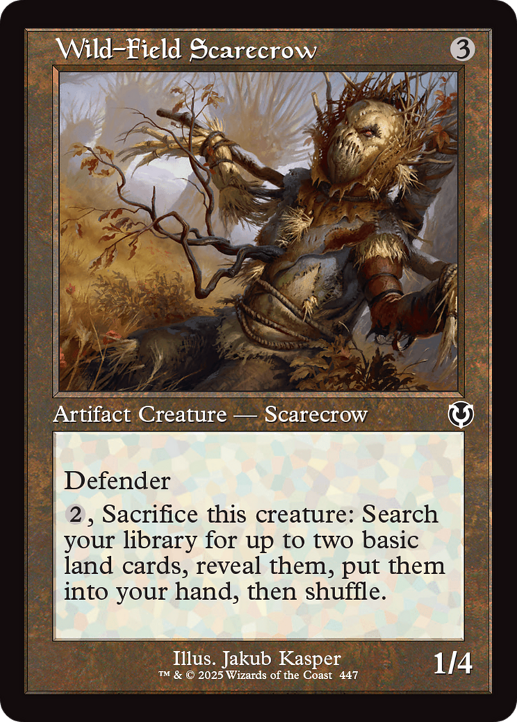 Wild-Field Scarecrow (Retro) (447) Foil - Innistrad Remastered