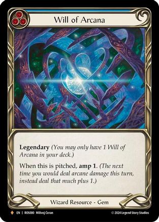 Will of Arcana (Rainbow Foil) (ROS000) Rainbow Foil - Rosetta