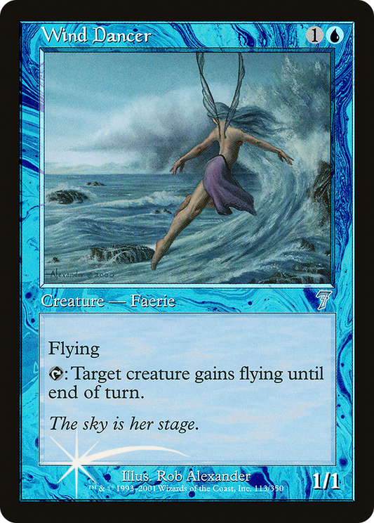 Wind Dancer (113) Foil - Seventh Edition