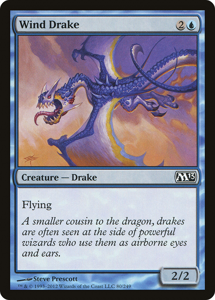 Wind Drake (080) Foil - Magic 2013