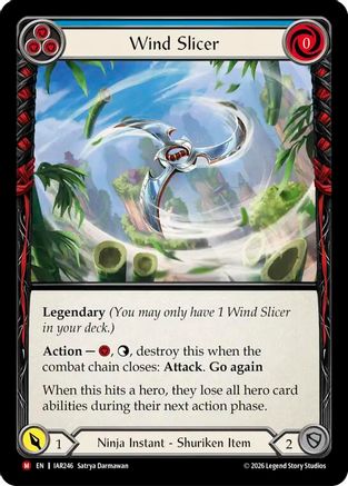 Wind Slicer (IAR246) Cold Foil - Usurp the Shadow Throne