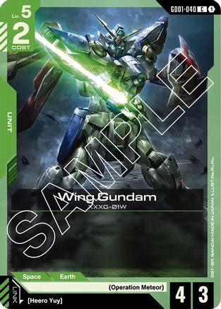 Wing Gundam (GD01-040) - Newtype Rising