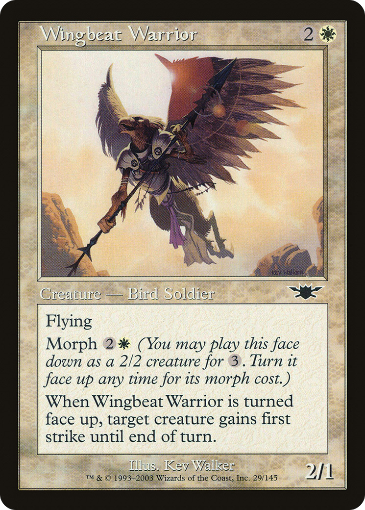 Wingbeat Warrior (029) Foil - Legions