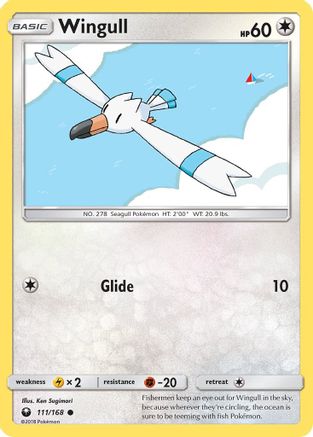 Wingull (111) Reverse Holofoil - Celestial Storm
