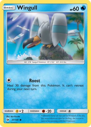 Wingull (37) - Sun & Moon