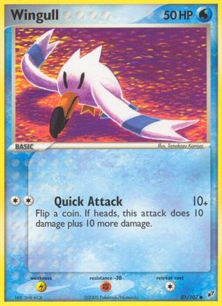 Wingull (81) Reverse Holofoil - Deoxys