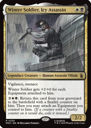 Winter Soldier, Icy Assassin (239) Foil - Marvel Super Heroes